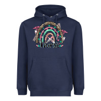 Navy nurse rainbow Heavyweight Hoodie - CowGirlArtShop