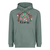 Sage nurse rainbow Heavyweight Hoodie - CowGirlArtShop