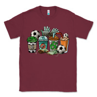 Burgundy soccer coffee cups Classic Tee - NancyCooperArtShop