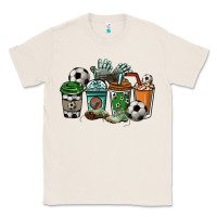 Natural soccer coffee cups Classic Tee - NancyCooperArtShop