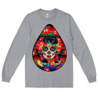 Heather Grey Hispanic Heritage Long Sleeve Tee - BundleAndBundleShop