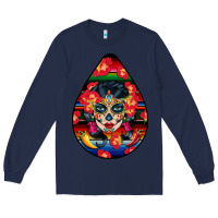 Navy Hispanic Heritage Long Sleeve Tee - BundleAndBundleShop