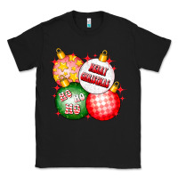 Black merry christmas ball Classic Tee - CowhideDigitalArt