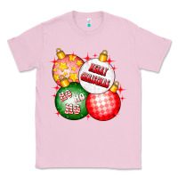 Bubblegum Pink merry christmas ball Classic Tee - CowhideDigitalArt