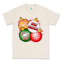 Natural merry christmas ball Classic Tee - CowhideDigitalArt