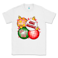 White merry christmas ball Classic Tee - CowhideDigitalArt