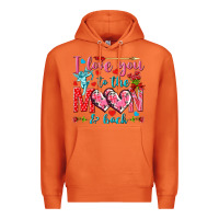 Carrot I love you to the moon and back Valentine's Day Premium Hoodie - HowdyJamesFarm