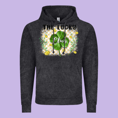 The Lucky Club Vintage Hoodie Designed By Maliassmallbusiness
