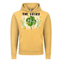 Vintage Mustard the lucky club Vintage Hoodie - MaliasSmallBusiness