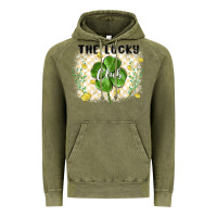 Vintage Olive the lucky club Vintage Hoodie - MaliasSmallBusiness
