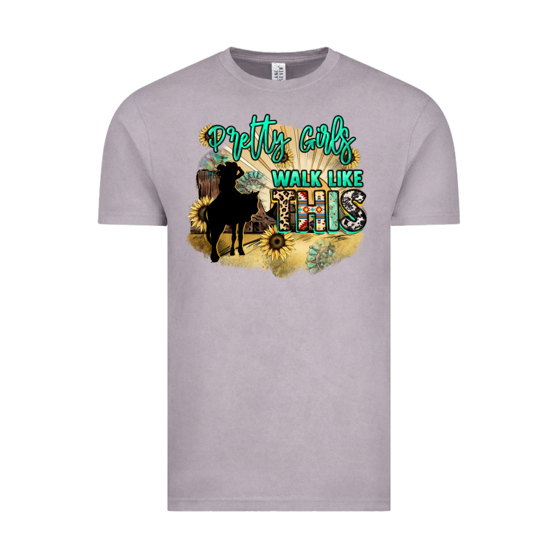 Pretty Girls Walk Like This Vintage Tee by NancyCooperArtShop | Teevron