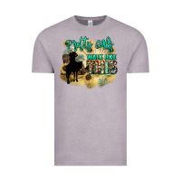 Vintage Zinc pretty girls walk like this Vintage Tee - NancyCooperArtShop