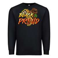 Black Black and proud Premium Sweatshirt - HowdyJamesFarm