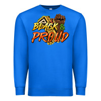 True Royal Black and proud Premium Sweatshirt - HowdyJamesFarm