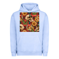 Pigment Grape Ice western skull aztec seamless pattern Urban Hoodie - BundleAndBundleShop