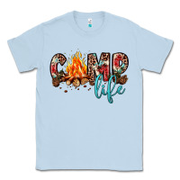 Dusty Blue camp life Classic Tee - JahusDesignShop