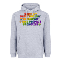 Heather Grey What a beautiful day to respect other people's Heavyweight Hoodie - CowGirlArtShop
