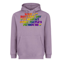 Lavender What a beautiful day to respect other people's Heavyweight Hoodie - CowGirlArtShop
