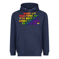 What A Beautiful Day To Respect Other People's Heavyweight Hoodie | Teevron