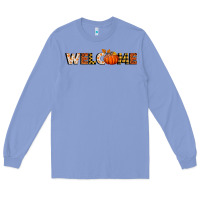Colony Blue welcome pumpkin Long Sleeve Tee - BundleAndBundleShop