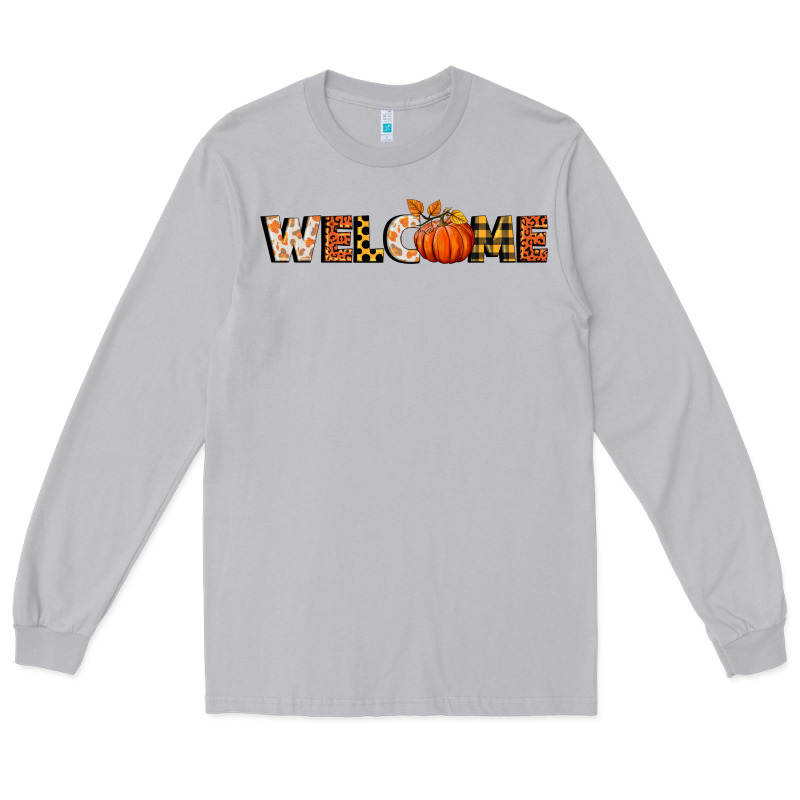 Welcome Pumpkin Long Sleeve Tee by BundleAndBundleShop | Teevron