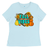 Baby Blue fall vibes Ladies Tee - Artiststas