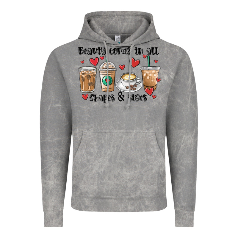 Beauty Comes In All Shapes And Sizes Coffee Vintage Hoodie by MaliasSmallBusiness | Teevron