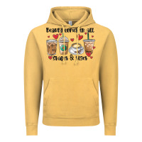Vintage Mustard beauty comes in all shapes and sizes coffee Vintage Hoodie - MaliasSmallBusiness