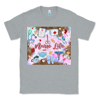 Heather Grey nurse life Classic Tee - MaliasSmallBusiness