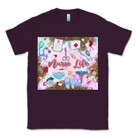 Plum nurse life Classic Tee - MaliasSmallBusiness