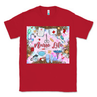 Red nurse life Classic Tee - MaliasSmallBusiness