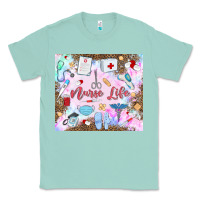 Seafoam nurse life Classic Tee - MaliasSmallBusiness