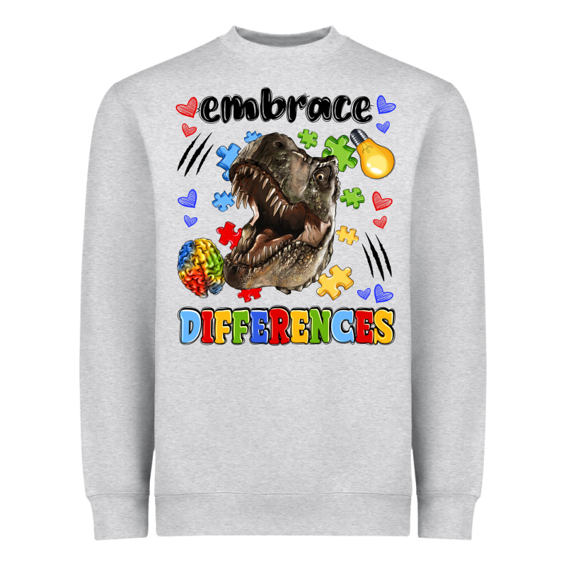 Embrace Differences Heavyweight Sweatshirt by LillyAllenDesigns | Teevron