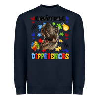 Navy embrace differences Heavyweight Sweatshirt - LillyAllenDesigns