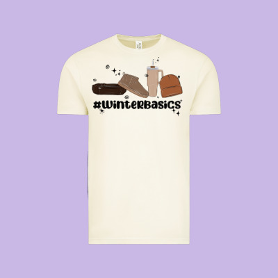 Winter Basics Stanley Vintage Tee Designed By Maliassmallbusiness