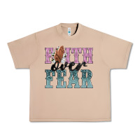 Burro faith over fear Urban Heavy Tee - NancyCooperArtShop