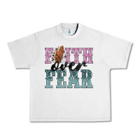 Lunar Rock faith over fear Urban Heavy Tee - NancyCooperArtShop