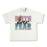 Pistachio faith over fear Urban Heavy Tee - NancyCooperArtShop