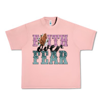 Salmon faith over fear Urban Heavy Tee - NancyCooperArtShop