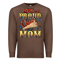 Chestnut Loud and proud cheer Mom Mother's Day Premium Sweatshirt - CowGirlArtShop