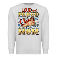 Dove Grey Loud and proud cheer Mom Mother's Day Premium Sweatshirt - CowGirlArtShop