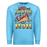 Ocean Blue Loud and proud cheer Mom Mother's Day Premium Sweatshirt - CowGirlArtShop