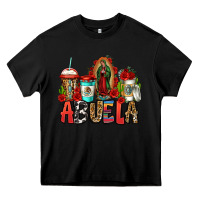 Black lady of guadalupe abuela coffee cups Heavy Core Tee - Jasminsmagicworld