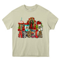 Mossy lady of guadalupe abuela coffee cups Heavy Core Tee - Jasminsmagicworld