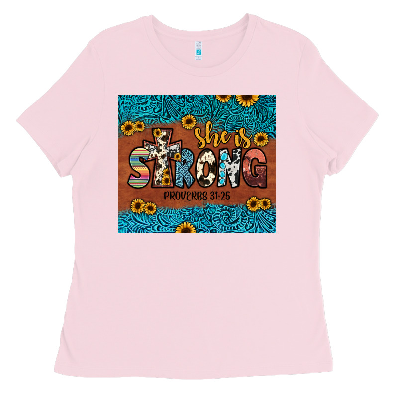 She Is Strong Ladies Tee by JahusDesignShop | Teevron