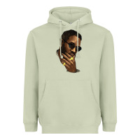 Matcha Black man Heavyweight Hoodie - HowdyJamesFarm