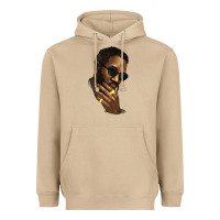 Mushroom Black man Heavyweight Hoodie - HowdyJamesFarm