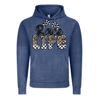 Vintage Denim race life Vintage Hoodie - MaliasSmallBusiness