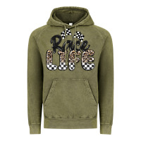 Vintage Olive race life Vintage Hoodie - MaliasSmallBusiness