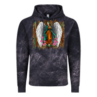 Cloud Black lady of guadalupe Vintage Hoodie - Jasminsmagicworld